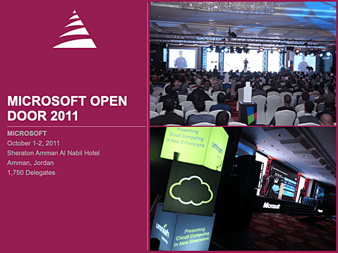 Microsoft Open Door 2011